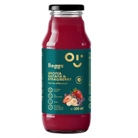 Napój Beggs o smaku aronii, jabłka, banana i truskawki (300 ml)