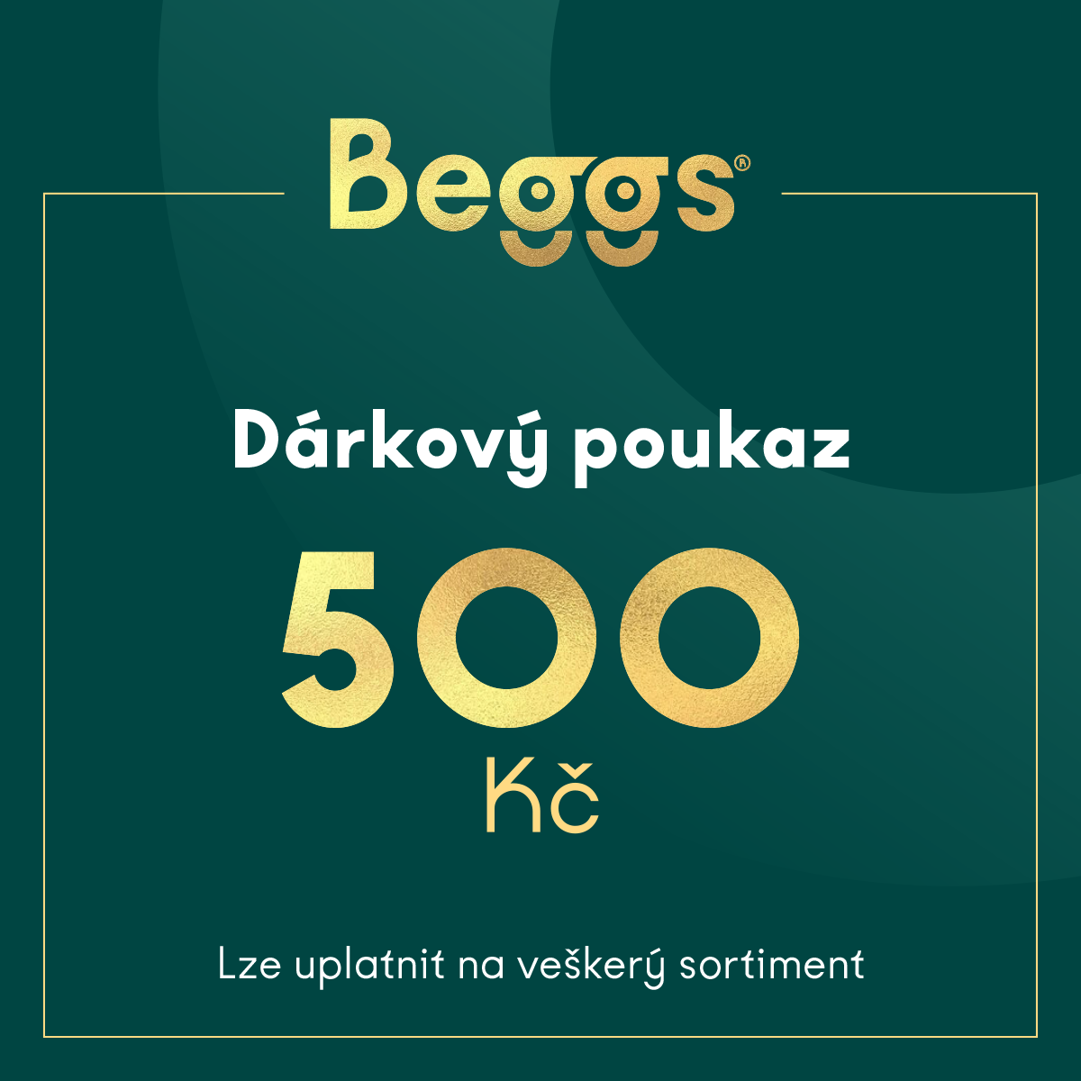 Bon podarunkowy 500 CZK