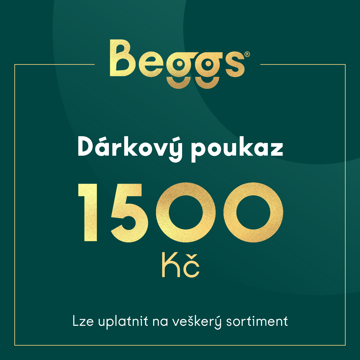 Dárkový poukaz - 1500 Kč