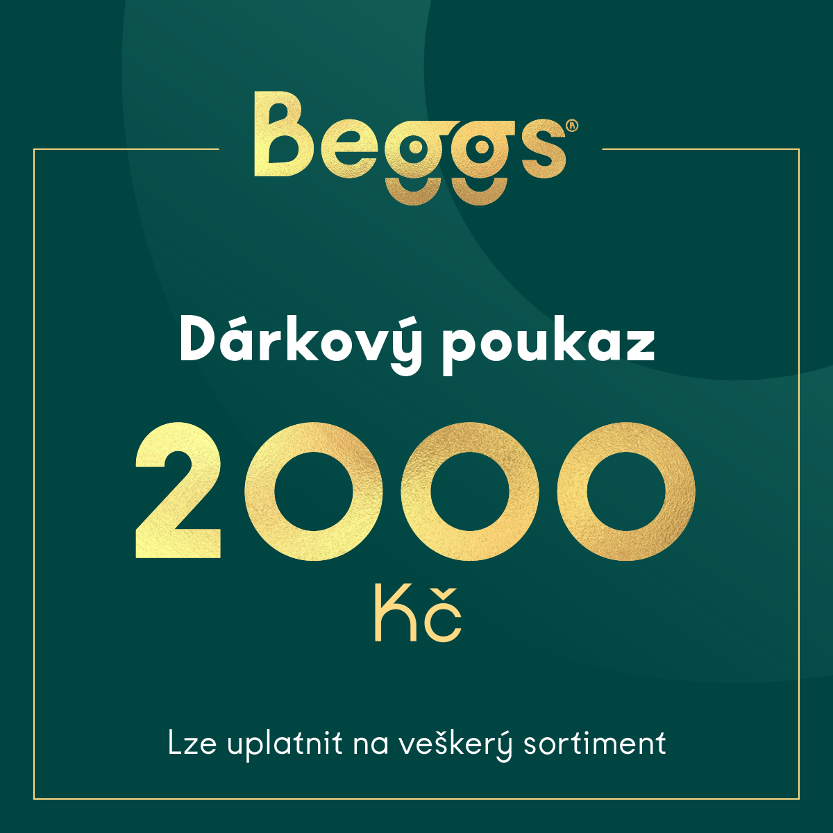 Bon podarunkowy - 2000 CZK