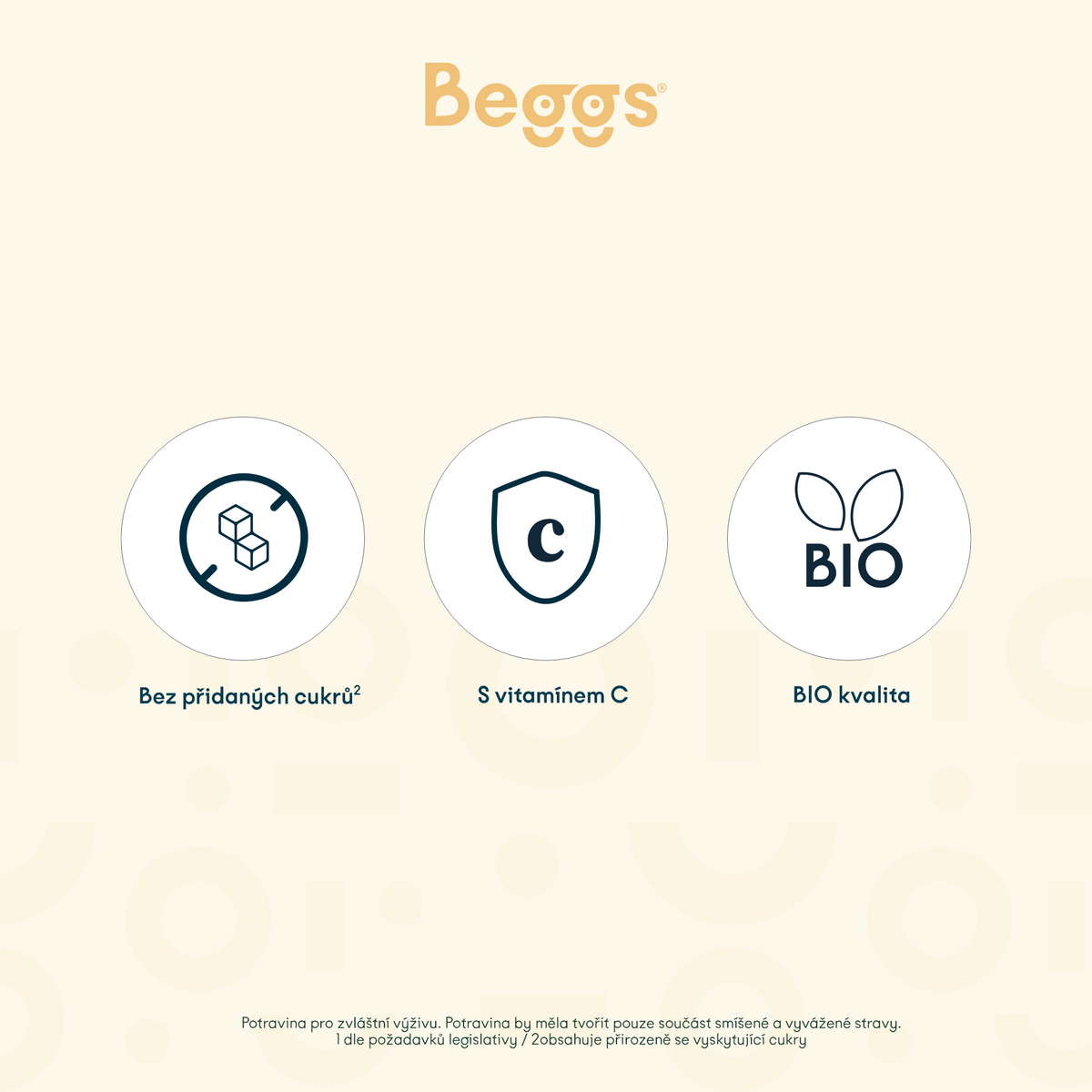 Beggs BIO Mrkev a jablka (120 g)