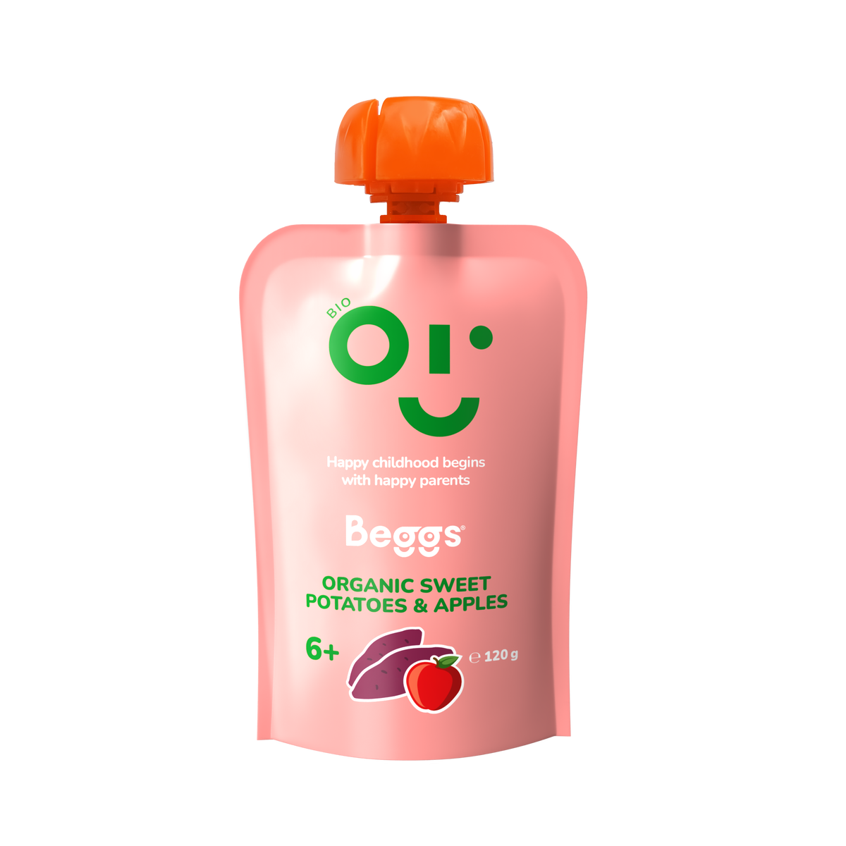 Beggs BIO Batáty a jablka (120 g)