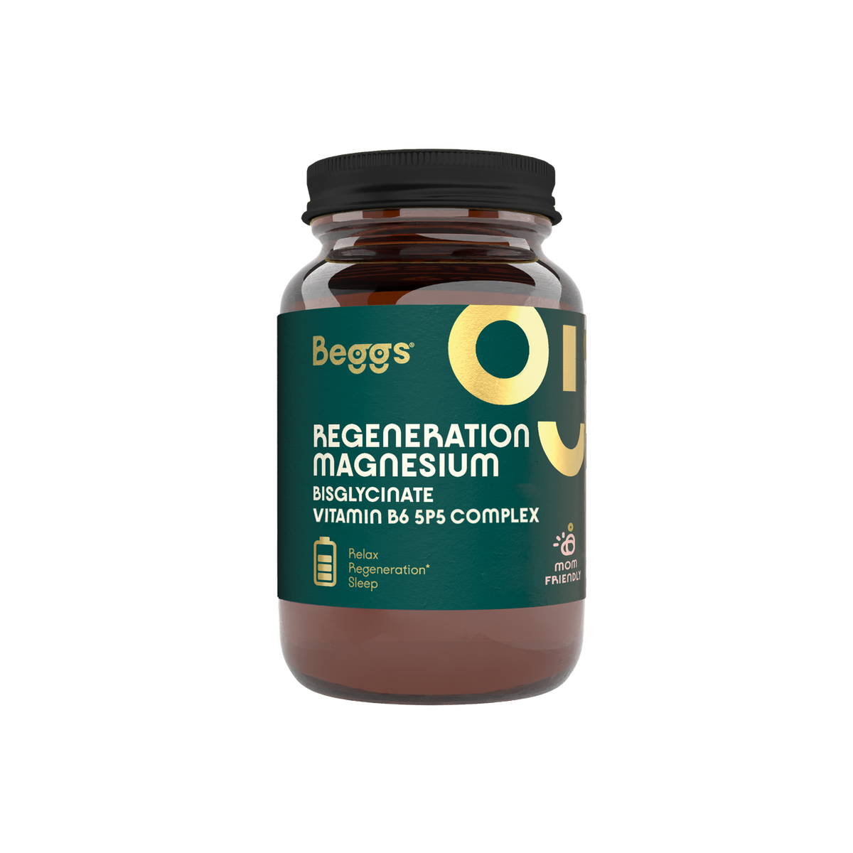 Beggs Magnesium bisglycinate + vitamin B6 P5P Complex (30 cps.)