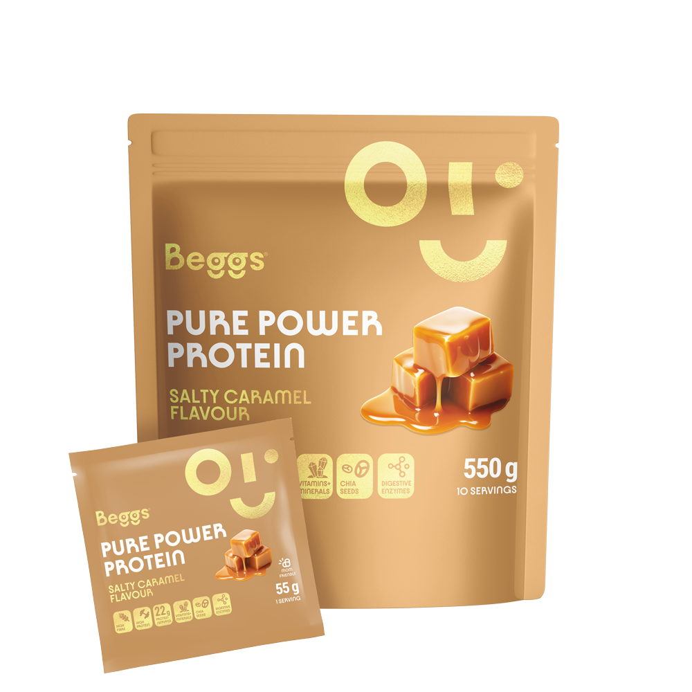 Beggs Pure Power Protein Słony karmel (55 g)
