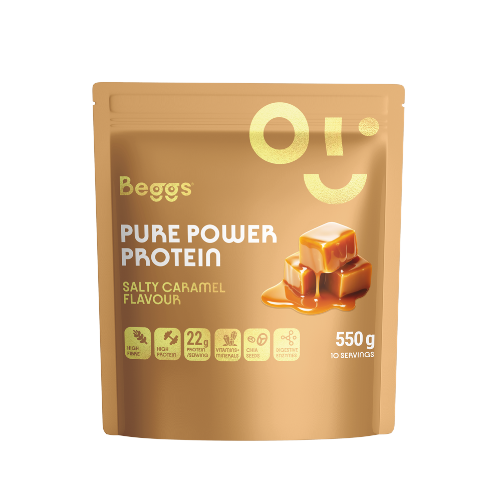 Beggs Pure Power Protein Słony karmel (550 g)