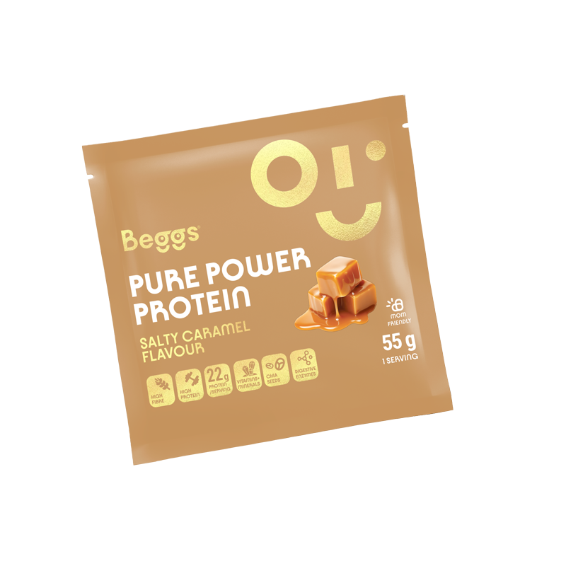 Beggs Pure Power Protein Słony karmel (55 g)