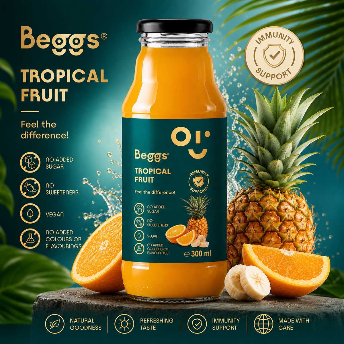 Beggs tropical fruit drink (300 ml)