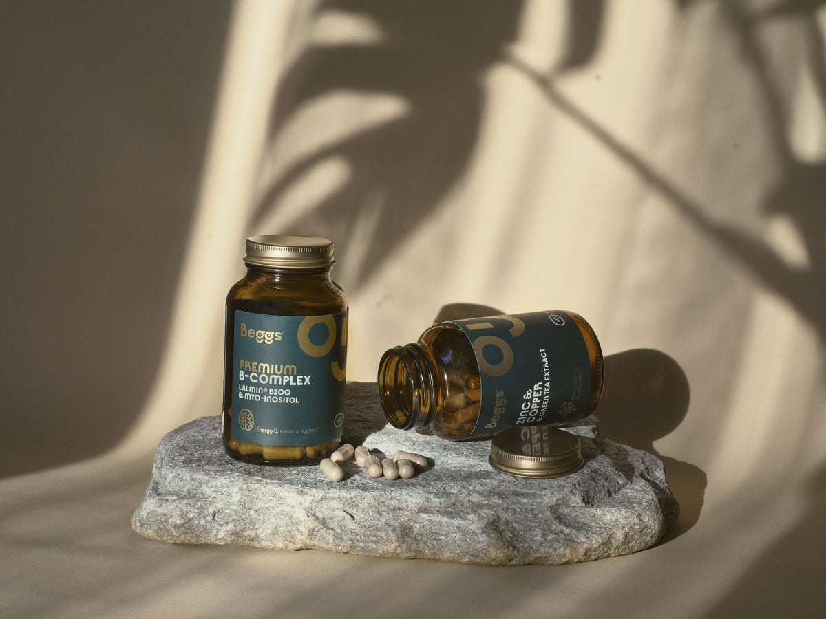 Beggs Zinc + Copper + Green tea extract (60 cps.)