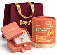 Dárkový balíček pro ni: Beauty and Glow collagen + náhrdelník s perlou