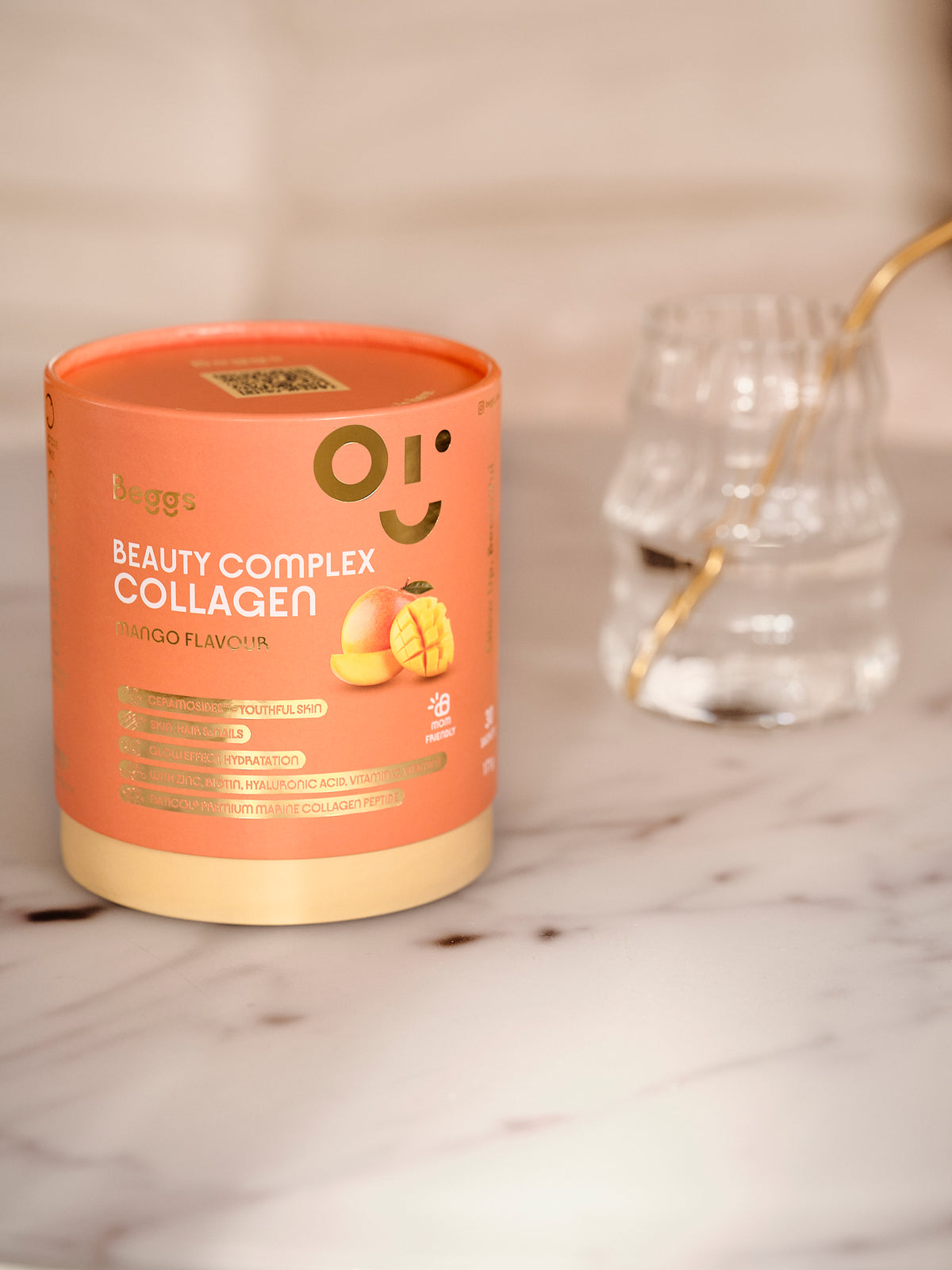 Beggs Beauty and Glow collagen Mango 30x5,7g