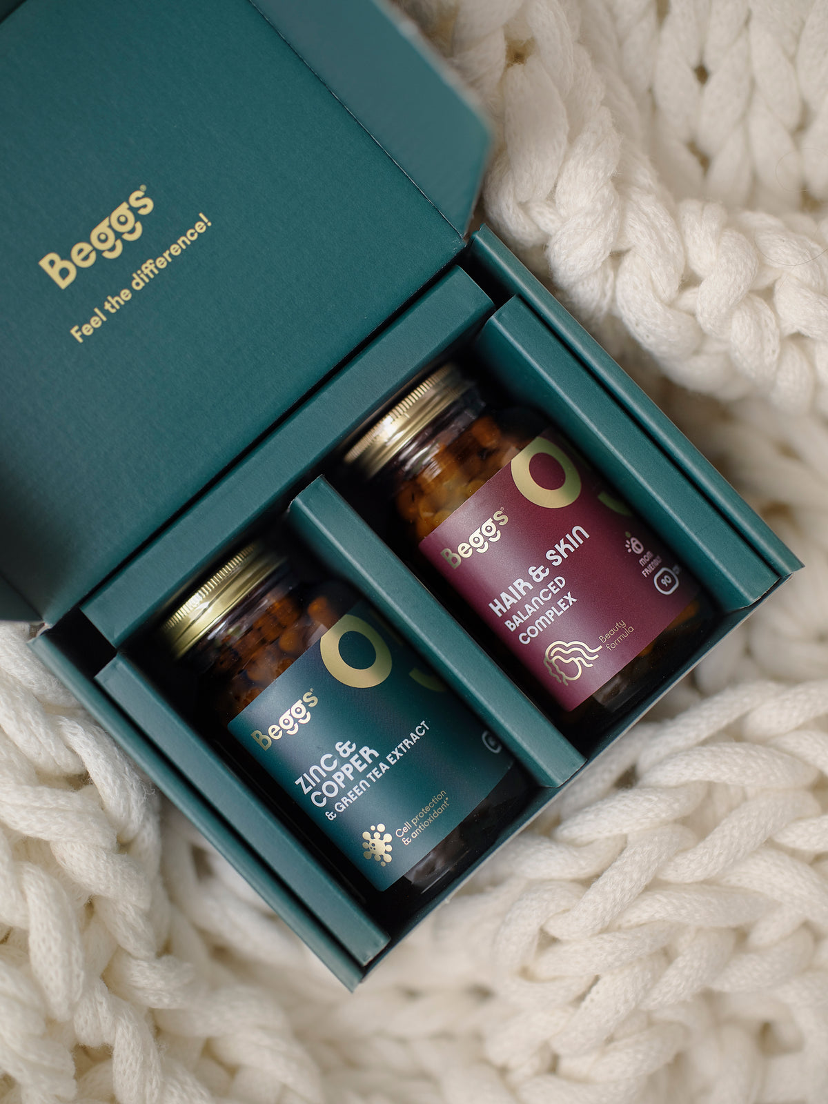 Beggs Beauty and Wellness (Hair&Skin 90 cps. + Zinc 60 cps.)